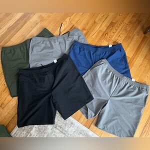 Banana Republic Factory Men's Athletic Shorts - Black, Blue, Olive, Gray
